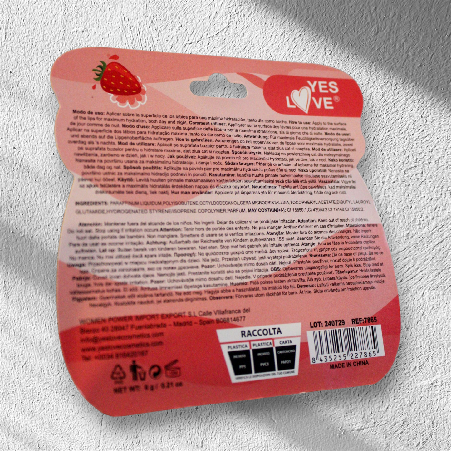 🍓 Douceur Fraise – Le baume à lèvres en pot de miel