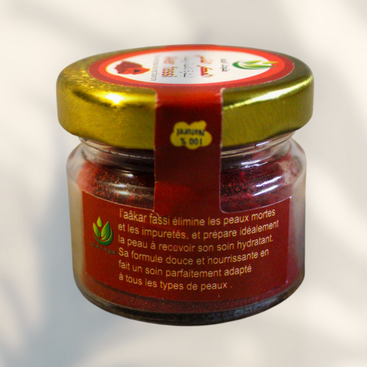 Aker Fassi Naturel – Poudre de Coquelicot et Grenade du Maroc | Soin Éclat & Beauté Naturelle