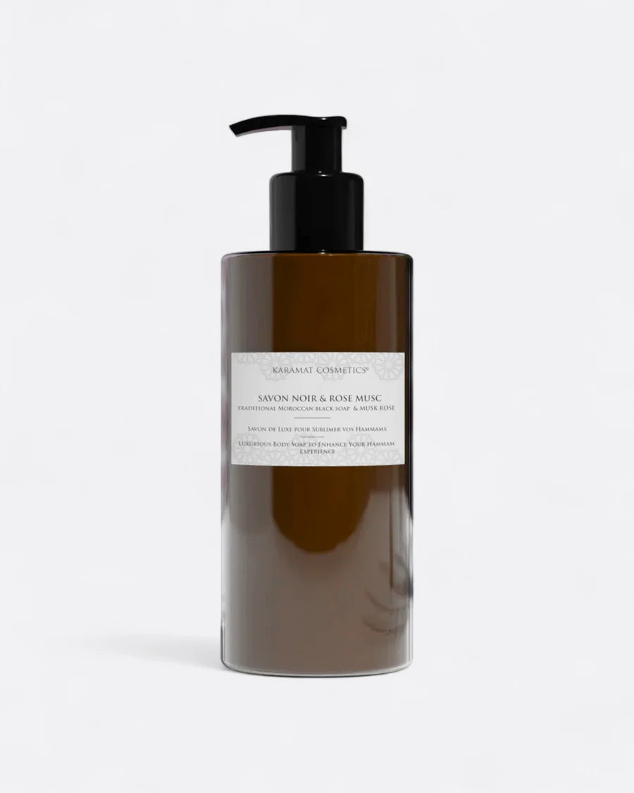 Savon noir & Rose Musc 300ml